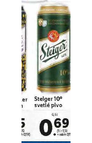 Steiger Svetl Pivo L V Akcii Zlacnene Sk