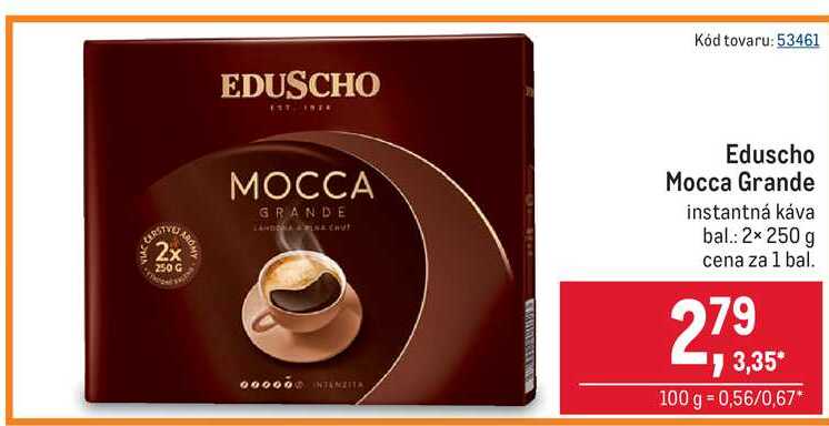 Archiv Eduscho Mocca Grande X G V Akcii Platn Do