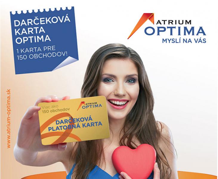 Darčeková karta Optima