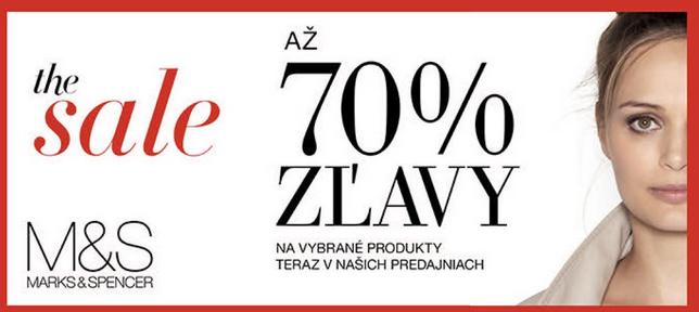 Zľavy až 50 % práve teraz v M&S!