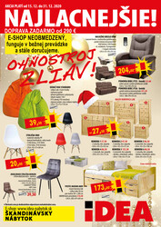 letáky IDEA nábytok