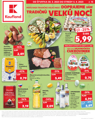 Leták Kaufland 30.3. - 5.4. - Kaufland Bardejov