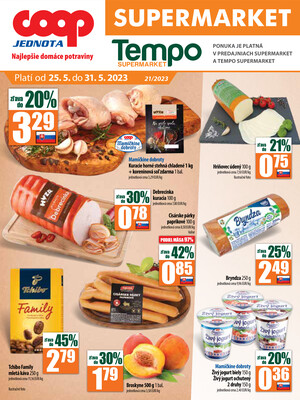 Leták COOP Jednota Slovensko II. od 25.5. do 31.5.2023