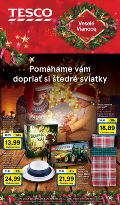Leták Tesco SPECIÁL velké hypermarkety Vánoce od 27.11. do 24.12.2023