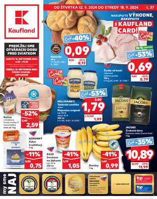 Leták Kaufland 12.9. - 18.9. - Kaufland Liptovský Mikuláš