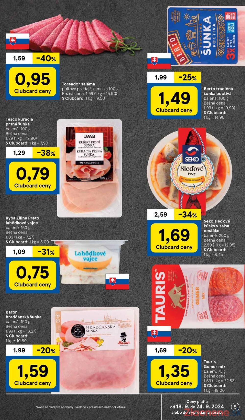 Leták Tesco - Tesco malé hypermarkety od 18.9. do 24.9.2024 - strana 5