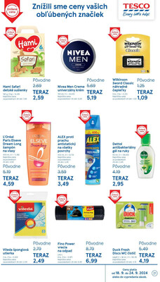 Tesco malé hypermarkety od 18.9. do 24.9.2024