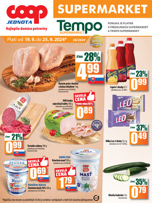 Leták COOP II do 25.9.