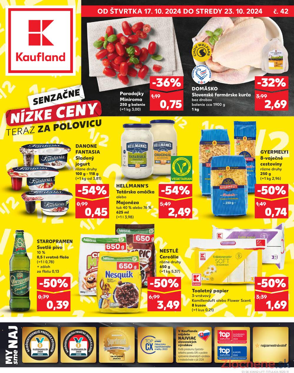 Leták Kaufland - Kaufland 17.10. - 23.10. - Kaufland Rožňava - strana 1