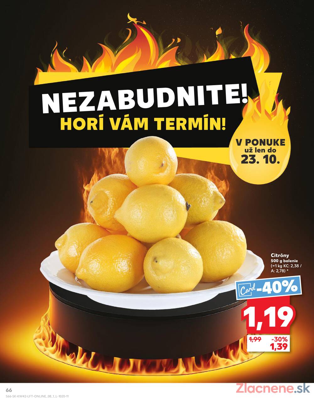 Leták Kaufland - Kaufland 17.10. - 23.10. - Kaufland Trenčín - Gen. M. R. Štefánika - strana 66