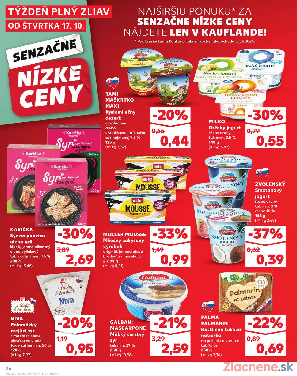 Leták Kaufland - Kaufland 17.10. - 23.10. - Kaufland Bratislava - Rača - strana 26