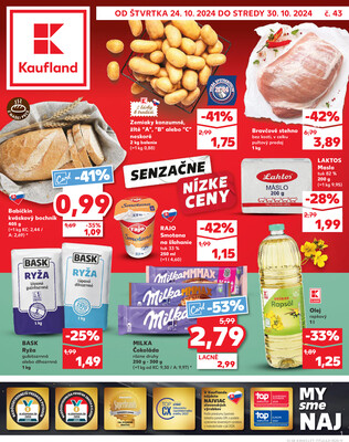 Leták Kaufland 24.10. - 30.10. - Kaufland (A. H. Škultétyho, Veľký Krtíš)