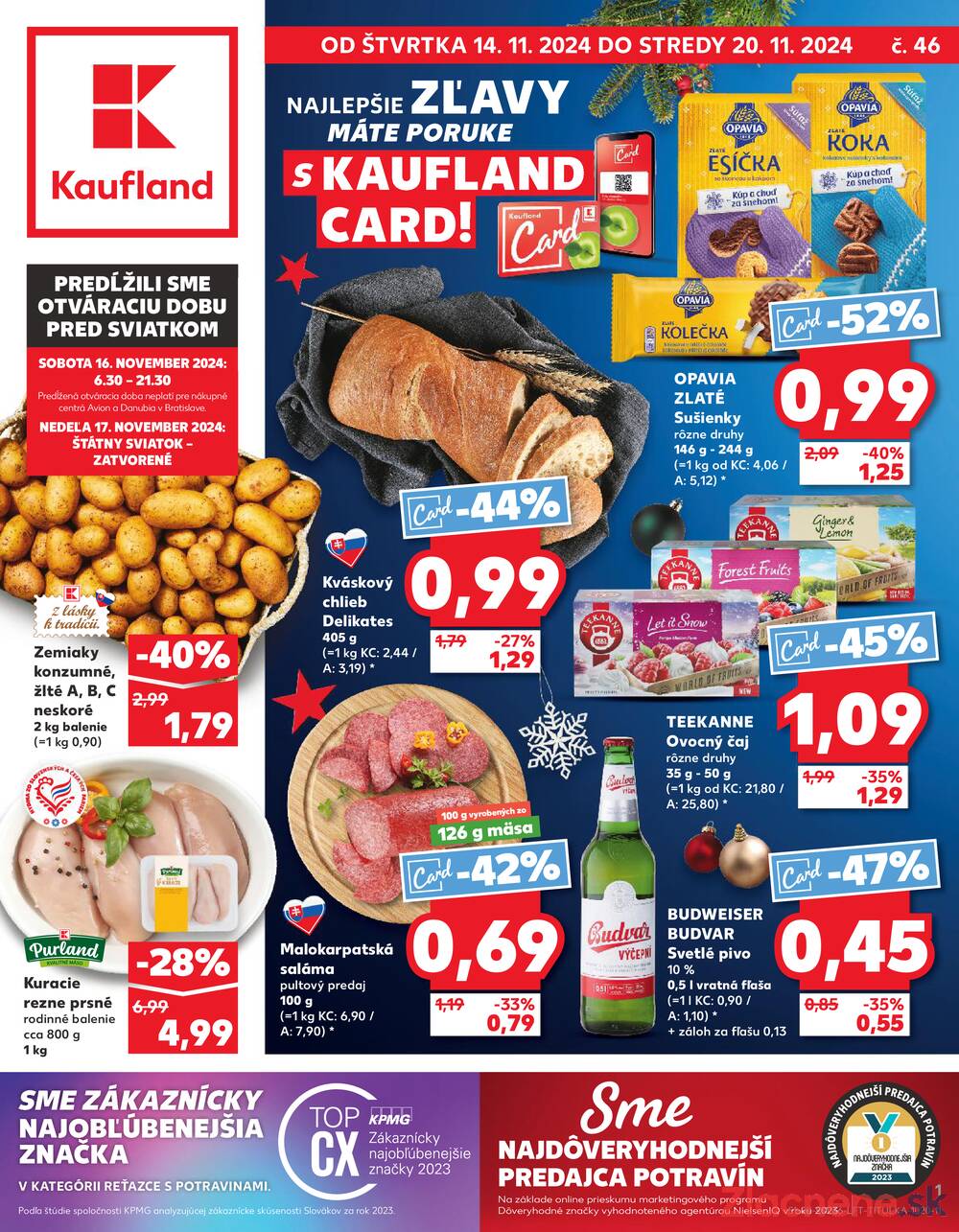 Leták Kaufland - Kaufland 14.11. - 20.11. - Kaufland Bytča - strana 1