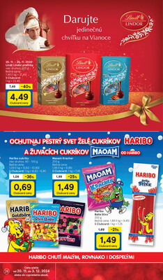 Tesco supermarkety od 20.11. do 26.11.2024