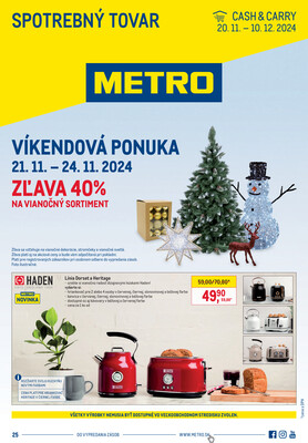 leták METRO