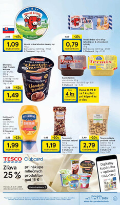 Tesco supermarkety od 2.1. do 7.1.2025