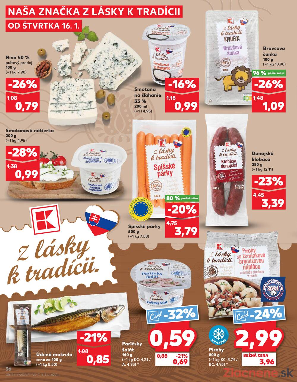 Leták Kaufland - Kaufland 16.1. - 22.1. - Kaufland Tvrdošín - strana 36