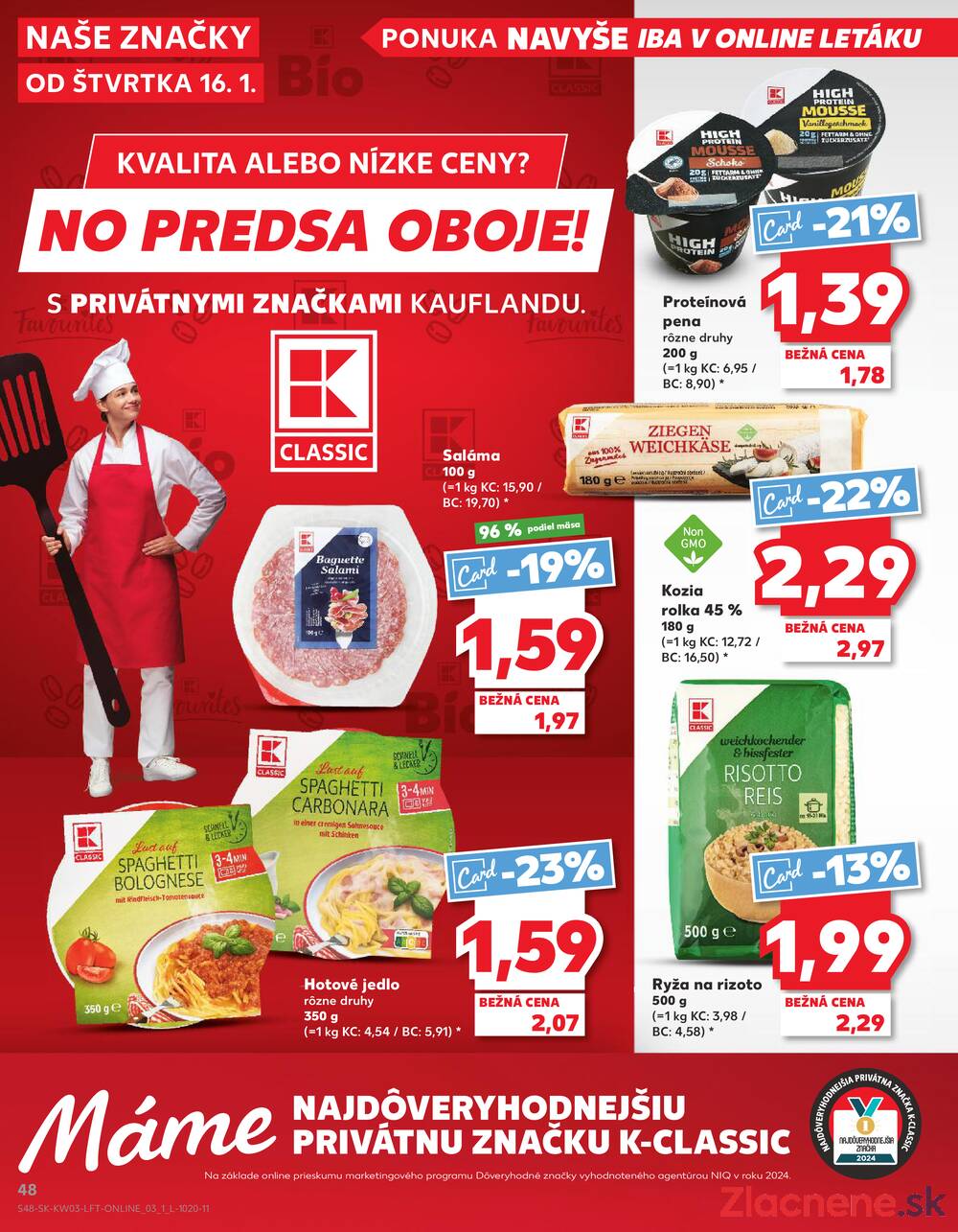 Leták Kaufland - Kaufland 16.1. - 22.1. - Kaufland Tvrdošín - strana 48