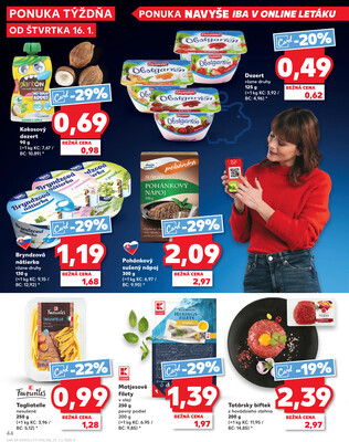 Kaufland 16.1. - 22.1. - Kaufland Tvrdošín