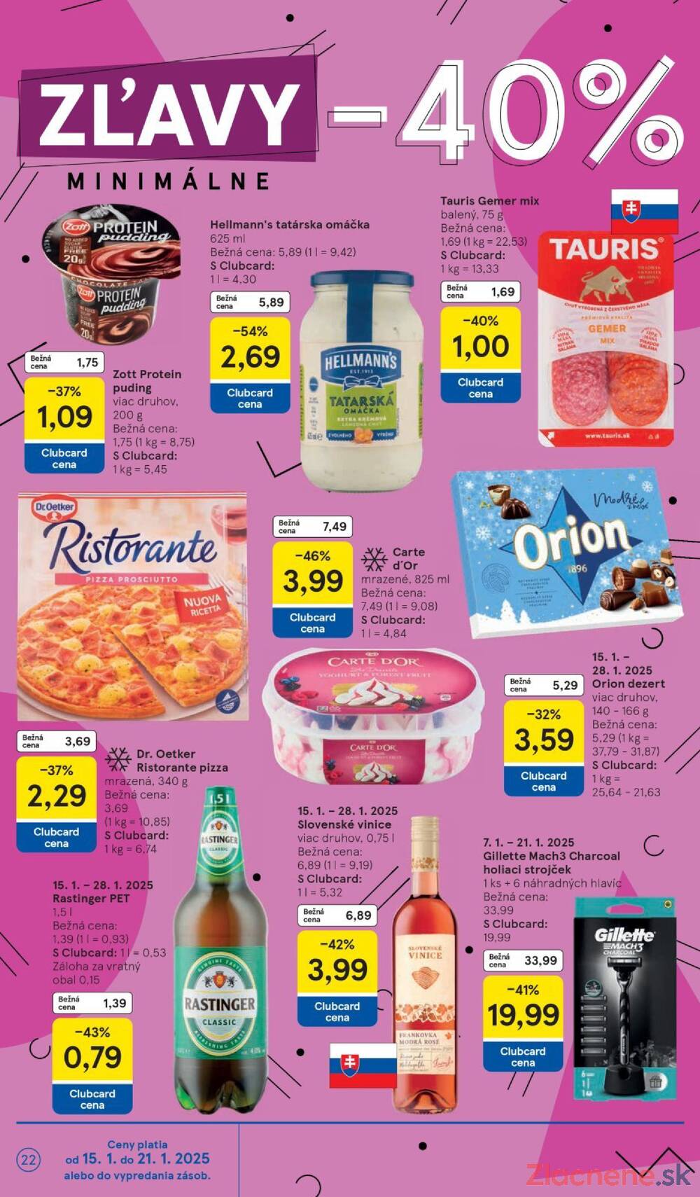 Leták Tesco - Tesco malé hypermarkety od 15.1. do 21.1.2025 - strana 22