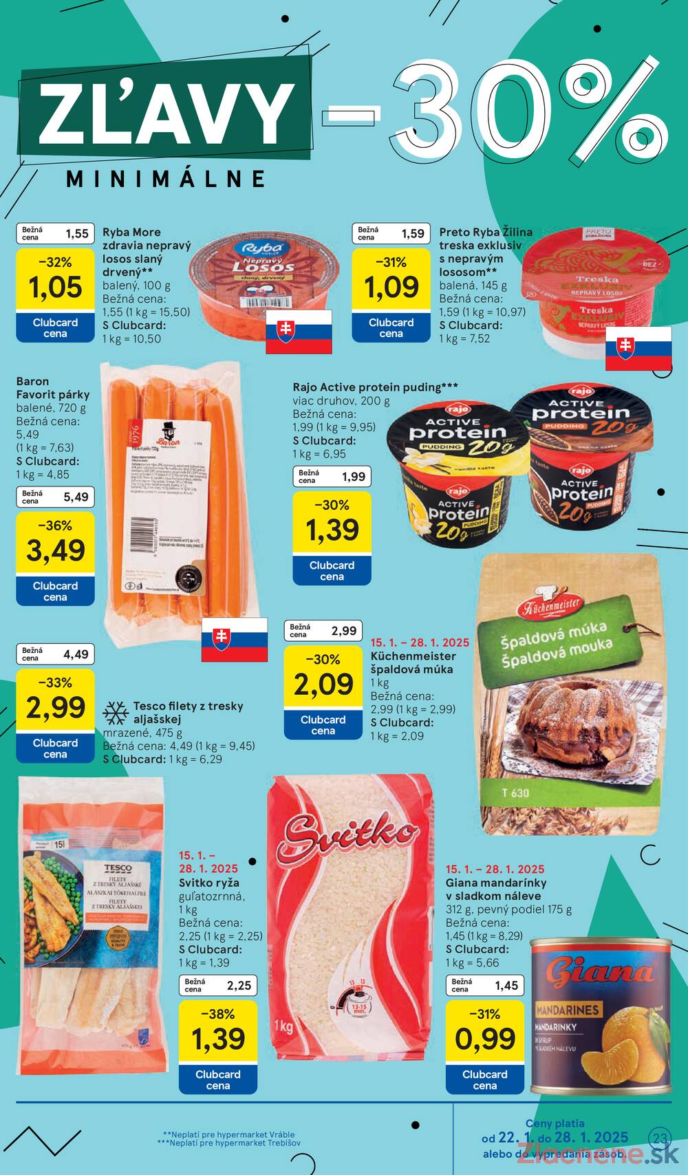 Leták Tesco - Tesco malé hypermarkety od 22.1. do 28.1.2025 - strana 23