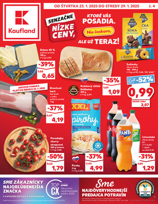 Leták Kaufland 23.1. - 29.1. - Kaufland Veľký Meder