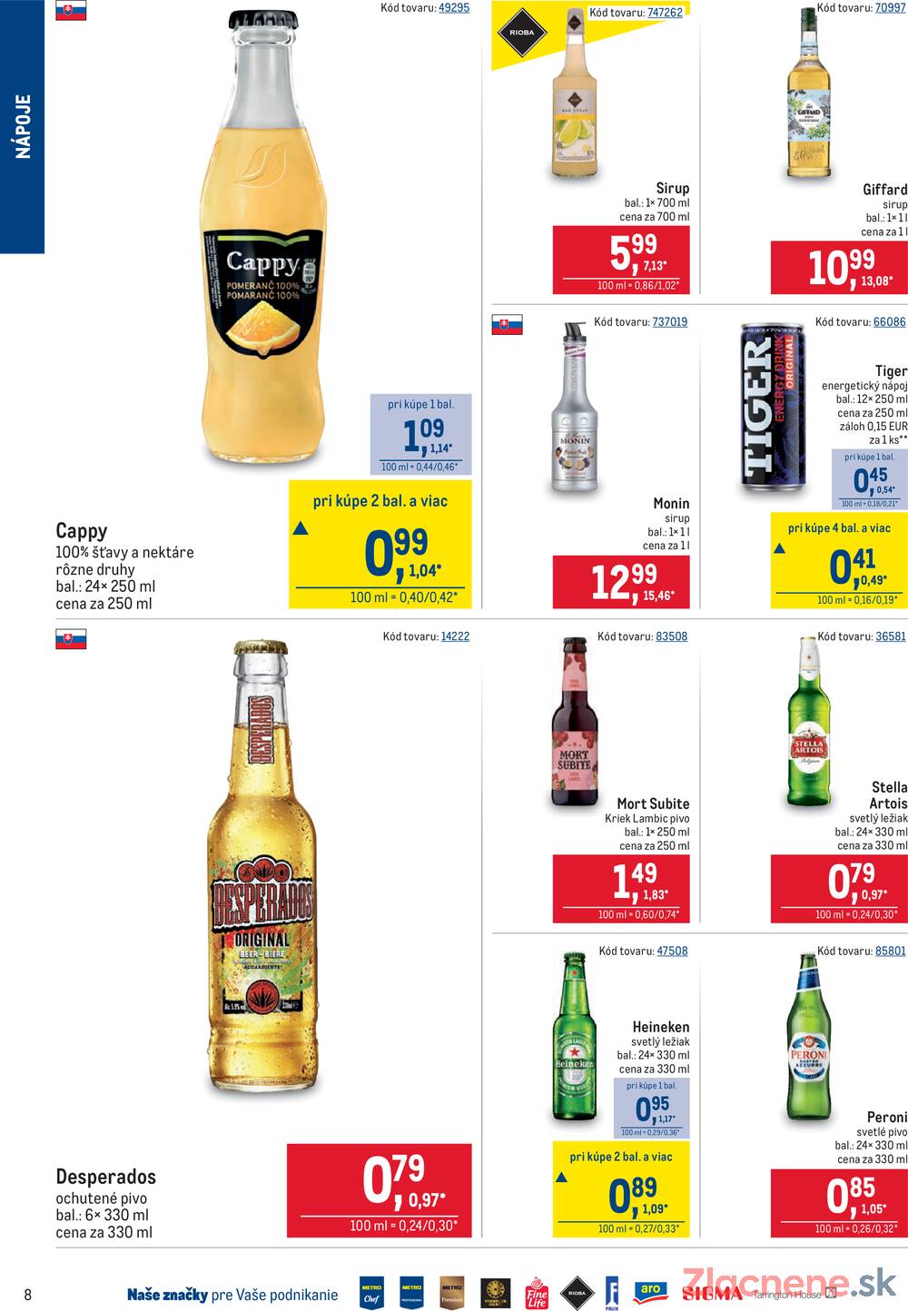 Leták METRO - Metro Otváráme sezónu do 20.5. - strana 8