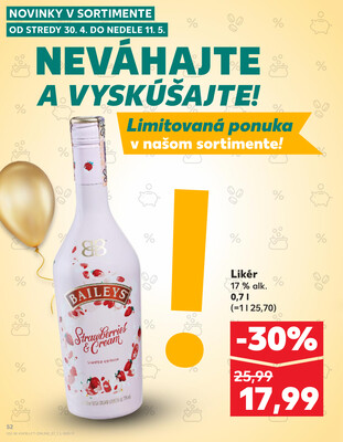 Kaufland 30.4. - 6.5. - Kaufland Detva