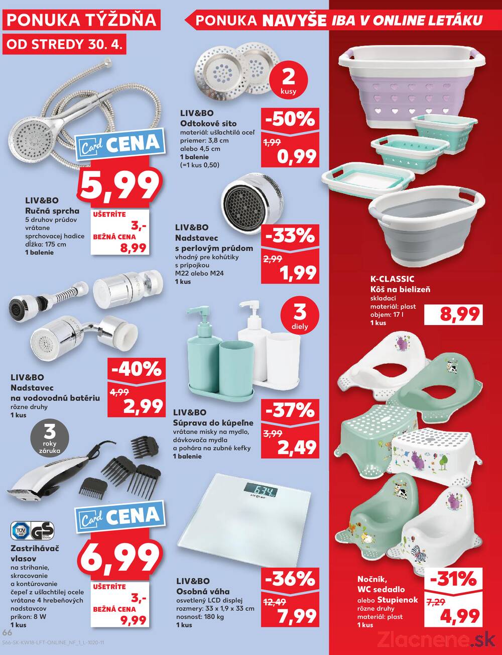 Leták Kaufland - Kaufland 30.4. - 6.5. - Kaufland Humenné - strana 66
