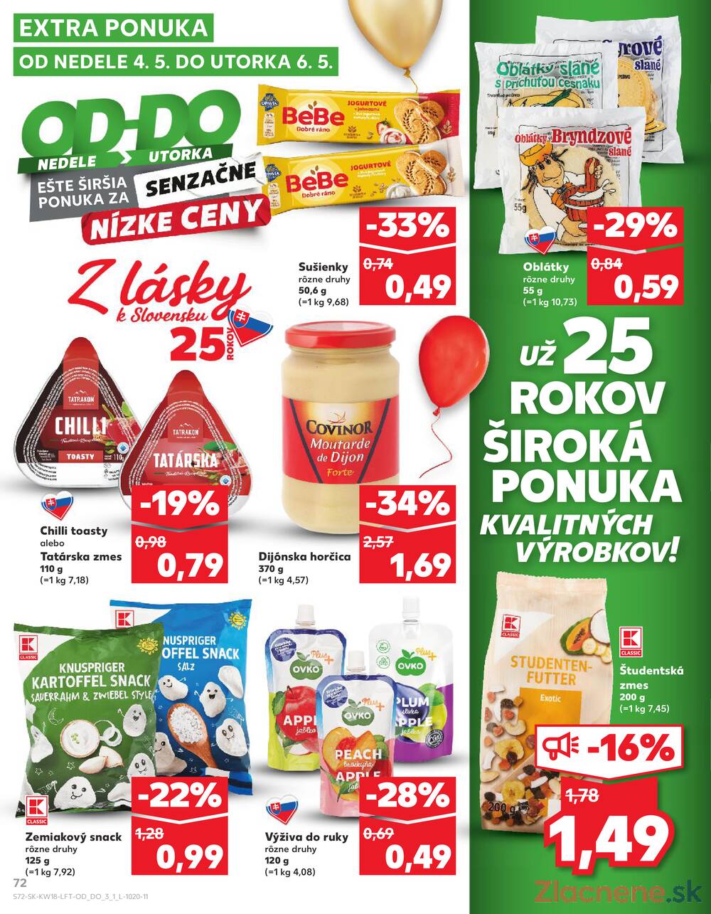 Leták Kaufland - Kaufland 30.4. - 6.5. - Kaufland Rimavská Sobota - strana 72
