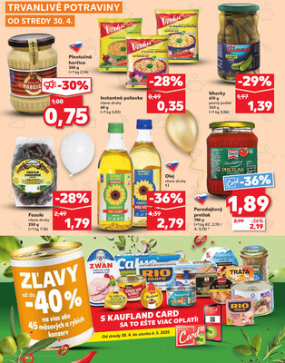 Kaufland 30.4. - 6.5. - Kaufland Nové Mesto nad Váhom