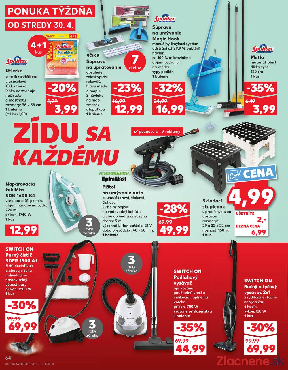 Leták Kaufland - Kaufland 30.4. - 6.5. - Kaufland Bratislava - Petržalka - strana 64