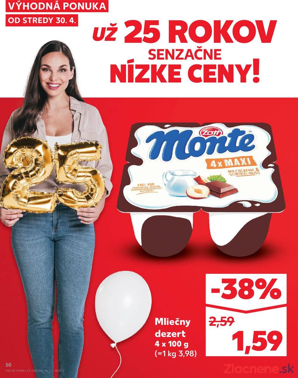 Leták Kaufland - Kaufland 30.4. - 6.5. - Kaufland Poprad - Moyzesova - strana 50