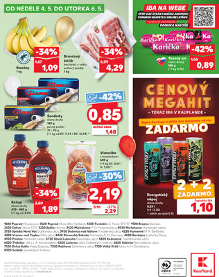 Kaufland 30.4. - 6.5. - Kaufland Poprad - Moyzesova