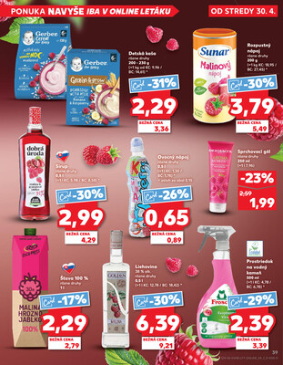 Leták Kaufland
		  platný do 6.5.2025 - strana 39