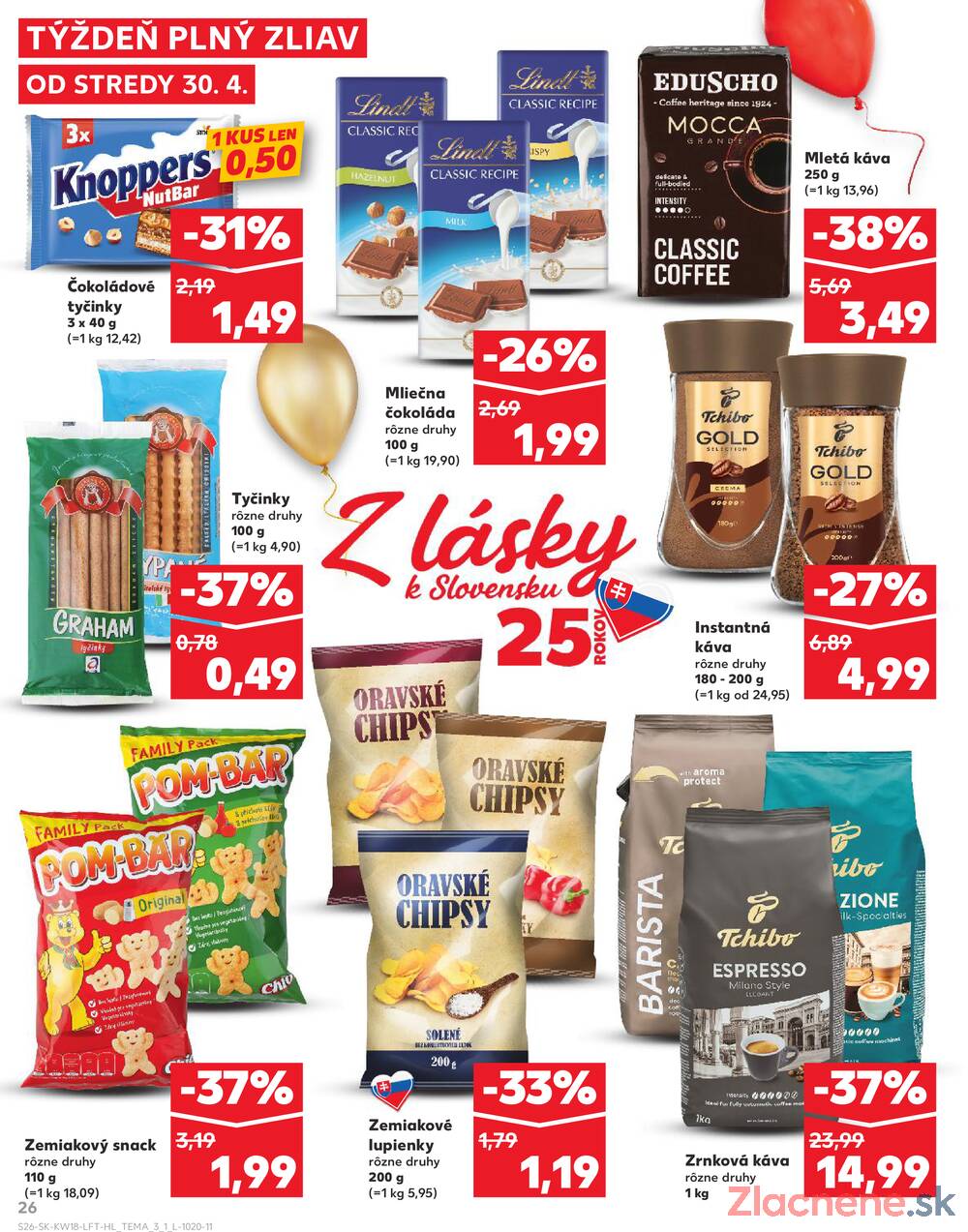 Leták Kaufland - Kaufland 30.4. - 6.5. - Kaufland Bratislava - Nové Mesto - strana 26