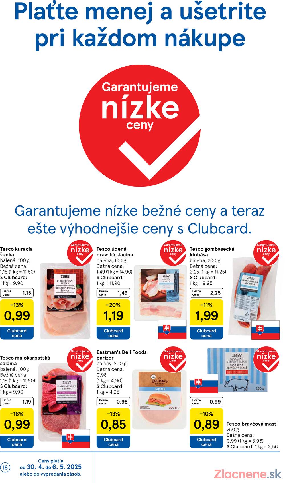 Leták Tesco - Tesco malé hypermarkety od 30.4. do 6.5.2025 - strana 18