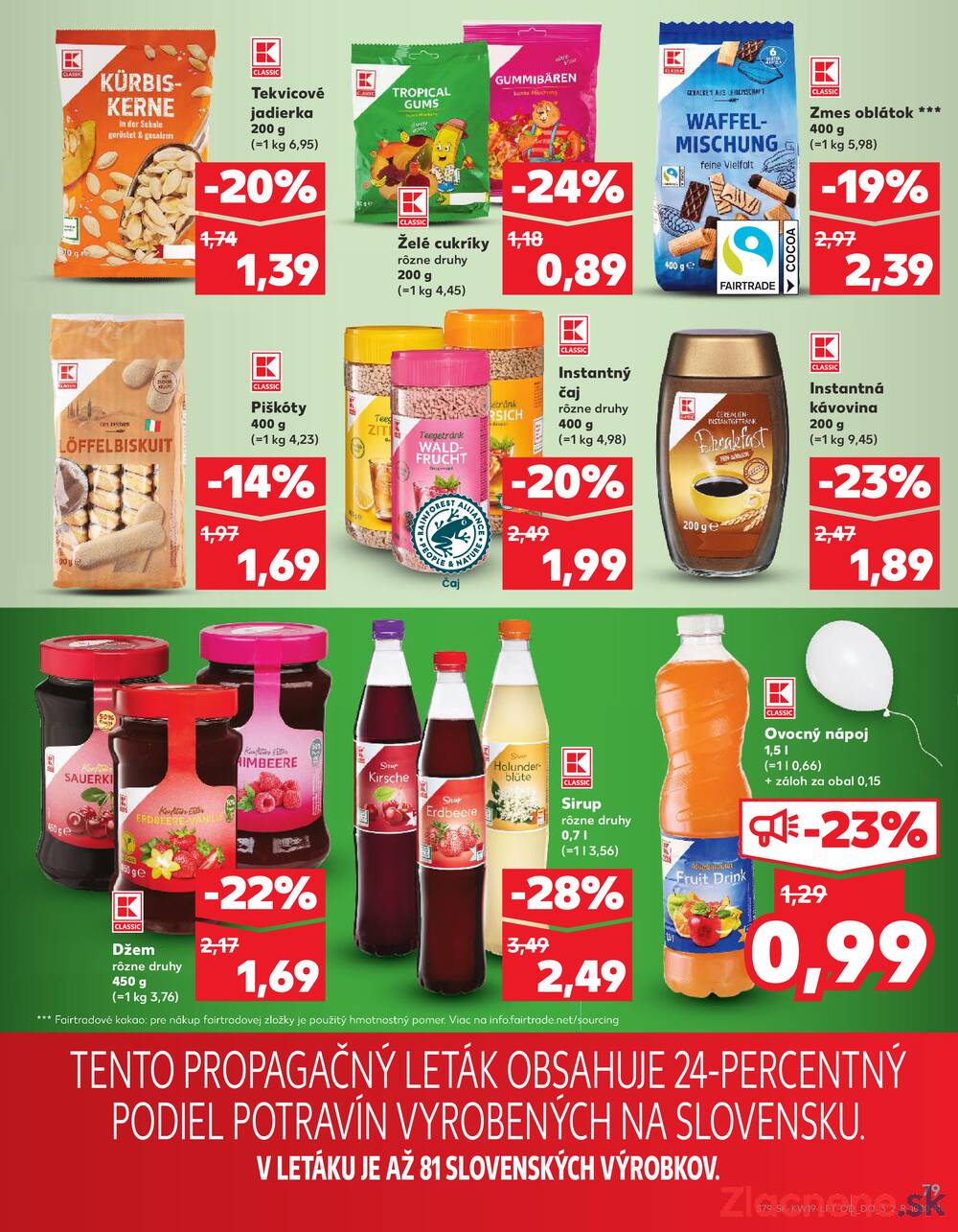 Leták Kaufland - Kaufland 7.5. - 14.5. - Kaufland Piešťany - strana 79