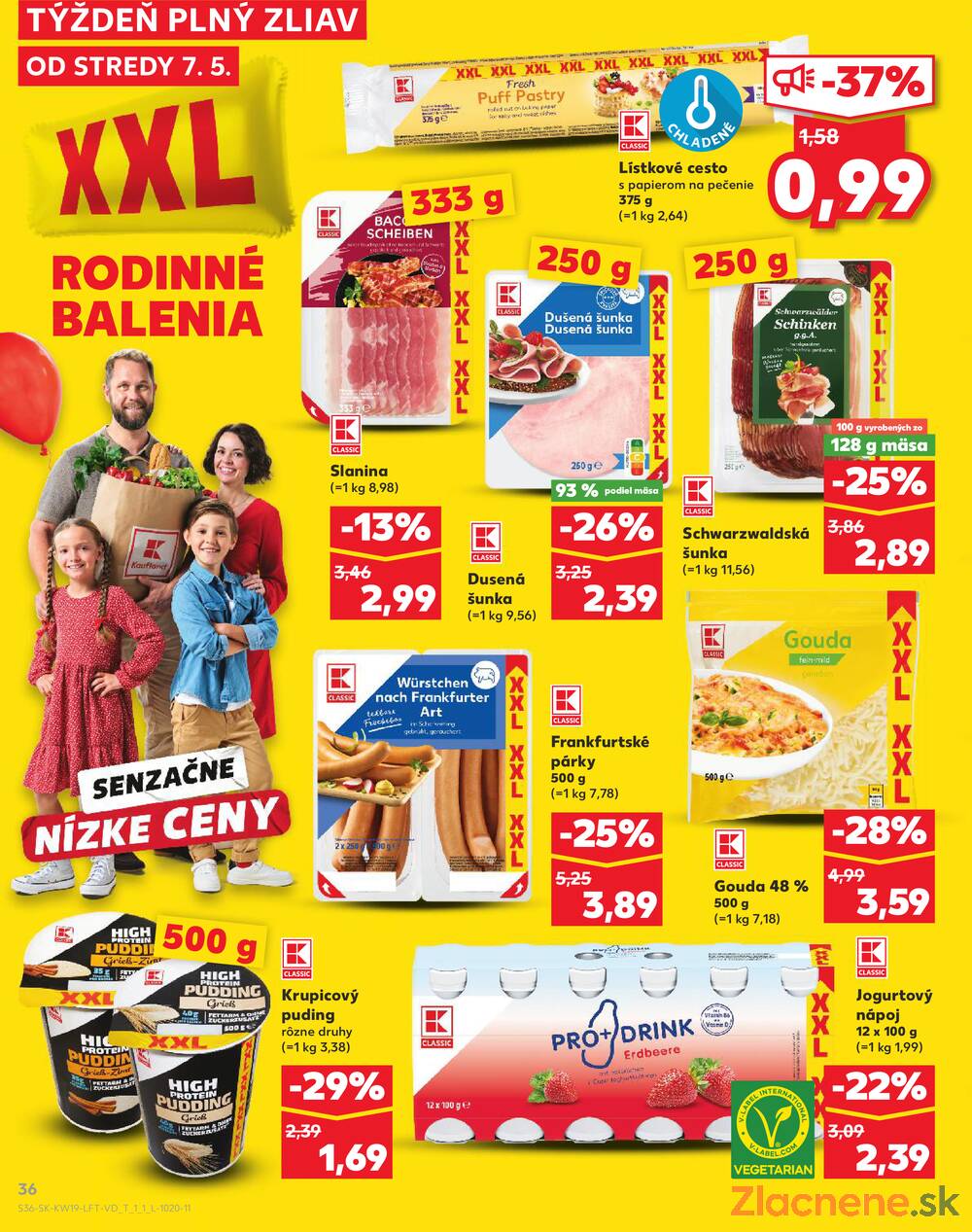 Leták Kaufland - Kaufland 7.5. - 14.5. - Kaufland Šamorín-Mliečno - Krajinská cesta - strana 36