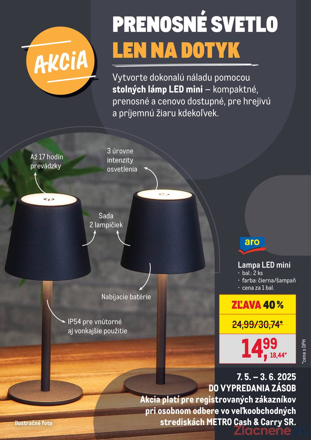 Leták METRO - Metro Prenosné svetlo do 3.6. - strana 1