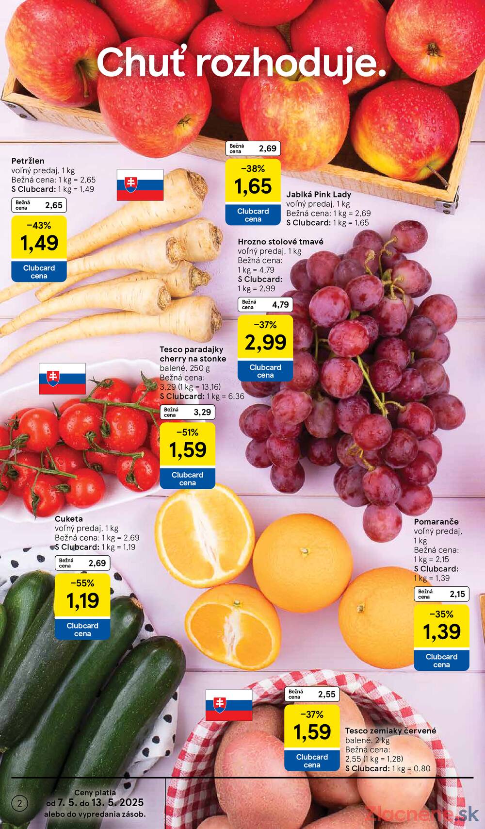 Leták Tesco - Tesco malé hypermarkety od 7.5. do 13.5.2025 - strana 2 Leták Tesco - Tesco malé hypermarkety od 7.5. do 13.5.2025 - strana 2
