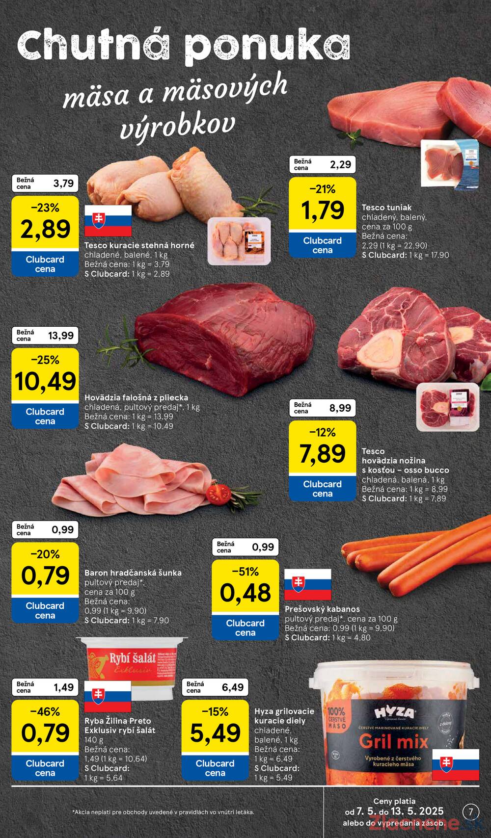 Leták Tesco - Tesco malé hypermarkety od 7.5. do 13.5.2025 - strana 7 Leták Tesco - Tesco malé hypermarkety od 7.5. do 13.5.2025 - strana 7
