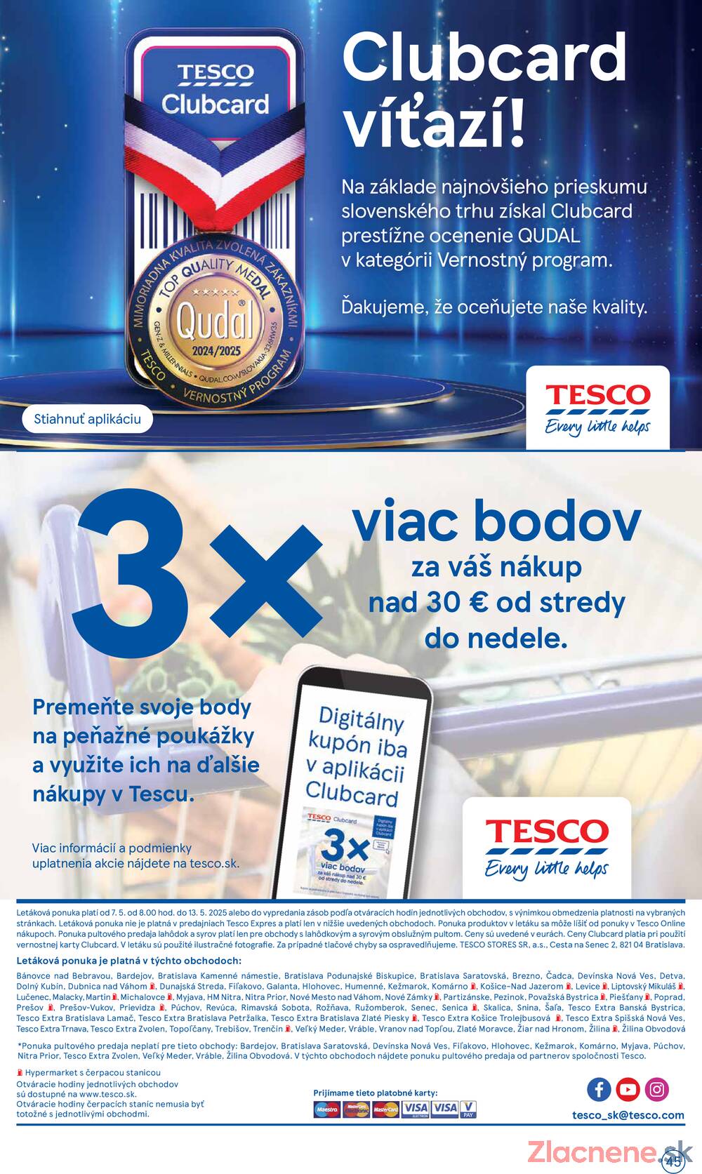 Leták Tesco - Tesco malé hypermarkety od 7.5. do 13.5.2025 - strana 45