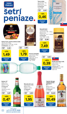 Tesco malé hypermarkety od 7.5. do 13.5.2025