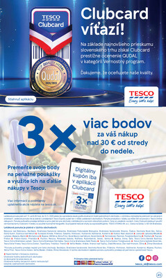 Tesco malé hypermarkety od 7.5. do 13.5.2025