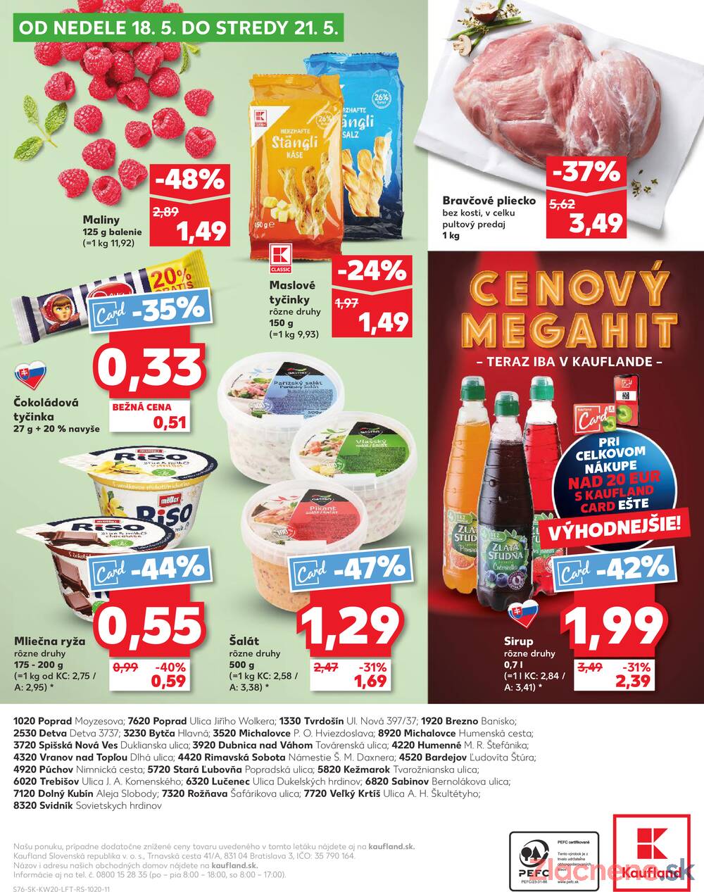 Leták Kaufland - Kaufland 15.5. - 21.5. - Kaufland Lučenec - strana 76 Leták Kaufland - Kaufland 15.5. - 21.5. - Kaufland Lučenec - strana 76