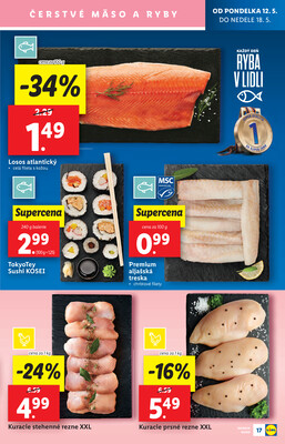 Leták Lidl
		  platný do 18.5.2025 - strana 17