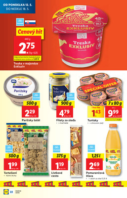 Leták Lidl
		  platný do 18.5.2025 - strana 22