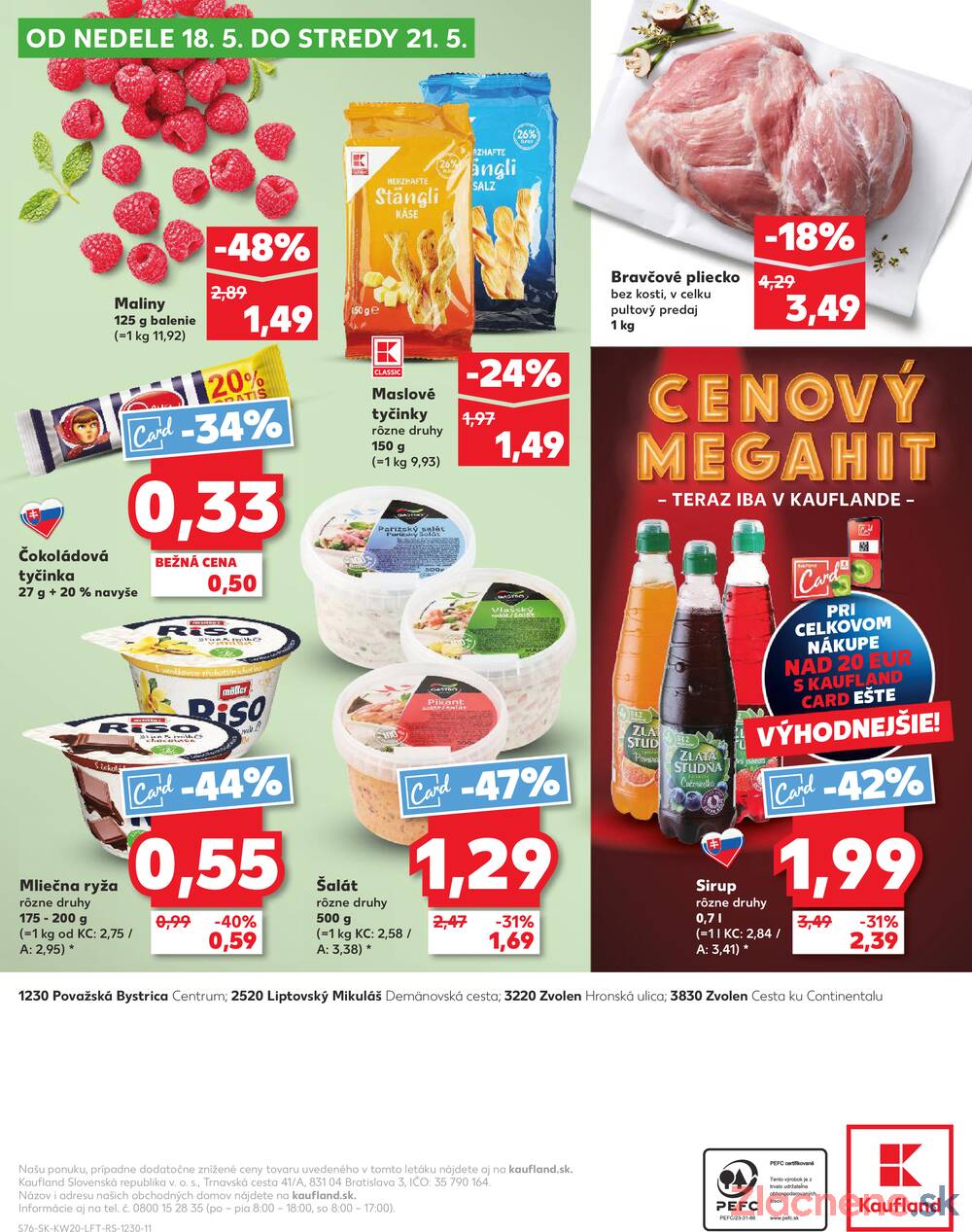 Leták Kaufland - Kaufland 15.5. - 21.5. - Kaufland Zvolen Zapad-Teplicky - strana 76 Leták Kaufland - Kaufland 15.5. - 21.5. - Kaufland Zvolen Zapad-Teplicky - strana 76