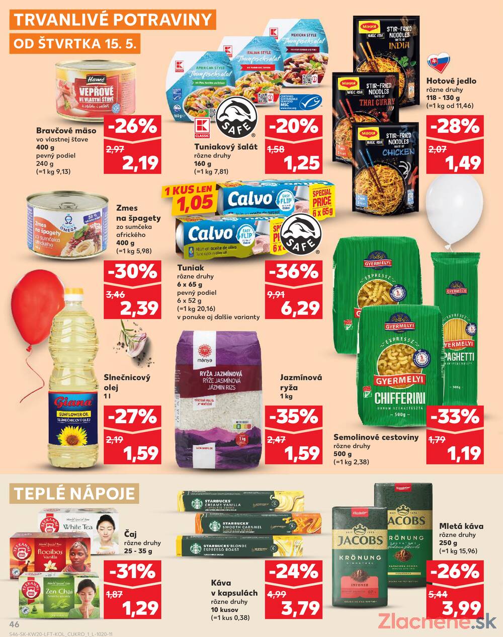 Leták Kaufland - Kaufland 15.5. - 21.5. - Kaufland Prešov - Ľubotice - strana 46
